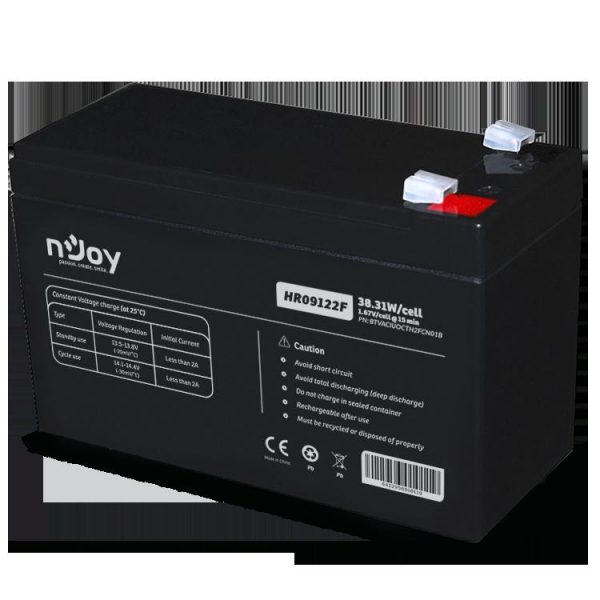 Acumulator nJoy 12V 38.31W/cell Battery Model HR09122F - RealShopIT.Ro