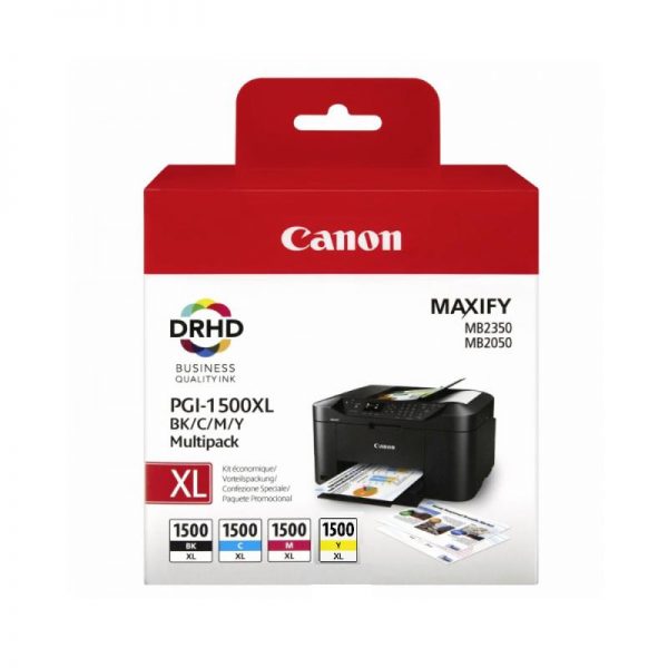 Cartus cerneala Canon PGI1500XLMULTI, multipack, Dual Resistant High Density, pentru - RealShopIT.Ro