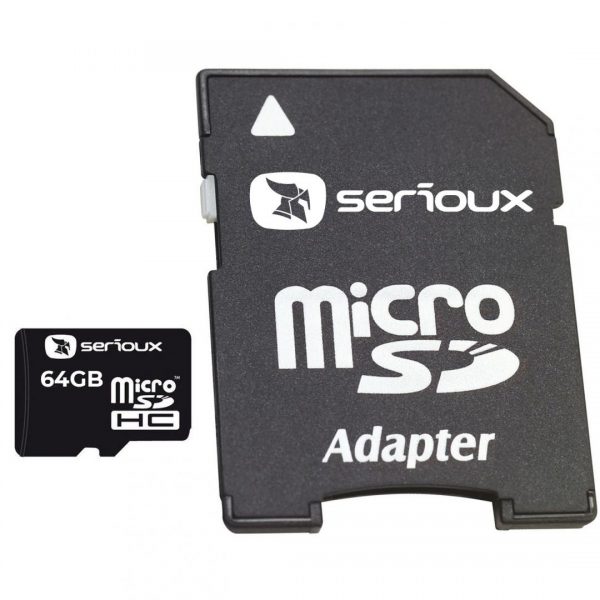 Micro Secure Digital Card Serioux, 64GB UHS-I, SFTF64AC10, Clasa 10, - RealShopIT.Ro