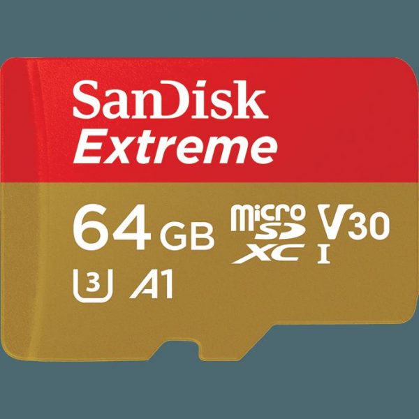 Card de memorie MicroSD SanDisk Extreme, 64GB, Adaptor SD, Class - RealShopIT.Ro
