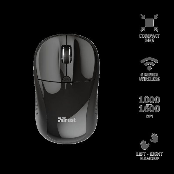 Mouse Trust Primo, Wireless, black - RealShopIT.Ro