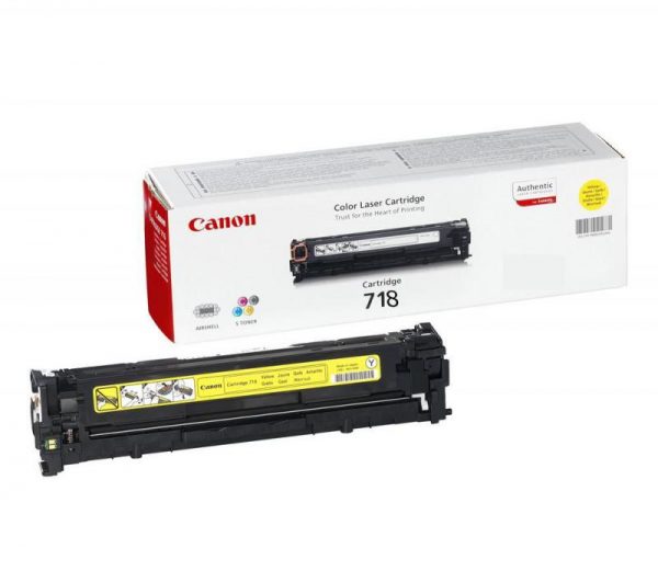 Toner Canon CRG718Y, yellow, capacitate 2900 pagini, pentru LBP-7200Cdn - RealShopIT.Ro