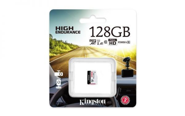 Card de Memorie Micro SDXC Kingston High Endurance, 128GB, Adaptor - RealShopIT.Ro