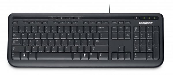 Tastatura Microsoft 600 Wired Multimedia, neagra - RealShopIT.Ro