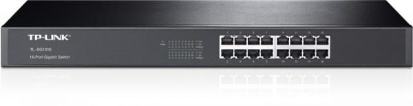 Switch TP-Link TL-SG1016, 16 port, 10/100/1000 Mbps - RealShopIT.Ro