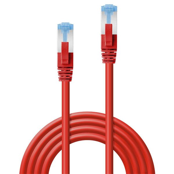 Cablu Lindy 1m Cat.6A S/FTP LSZH Network Cable, Red RJ45, - RealShopIT.Ro