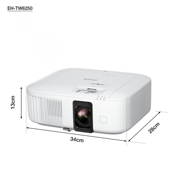 Proiector Epson EH-TW6250, 3LCD, 2.800 lumeni, 4k PRO UHD, 16:9, - RealShopIT.Ro