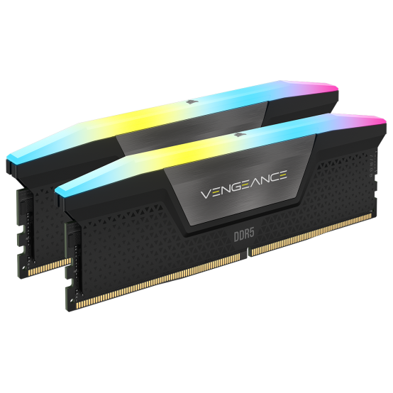 Memorie RAM CORSAIR VENGEANCE® RGB 32GB (2x16GB) DDR5 7200MHz CL34, - RealShopIT.Ro