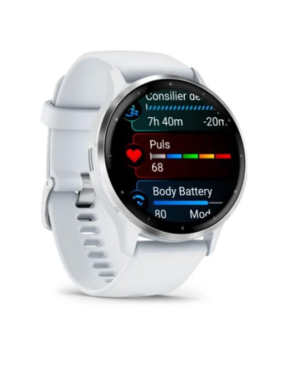 Ceas Garmin Venu 3 Silver/Whitestone - RealShopIT.Ro