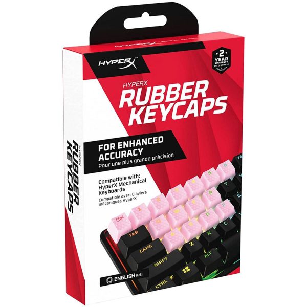 HP Gaming Keycaps Full set, HyperX Pudding, US Layout, Pink - RealShopIT.Ro