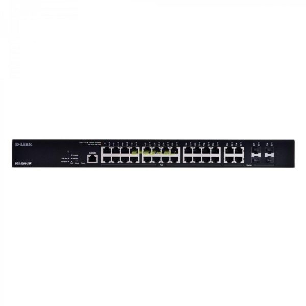 Switch D-Link DGS-2000-28P, 24 port, 10/100/1000 Mbps - RealShopIT.Ro