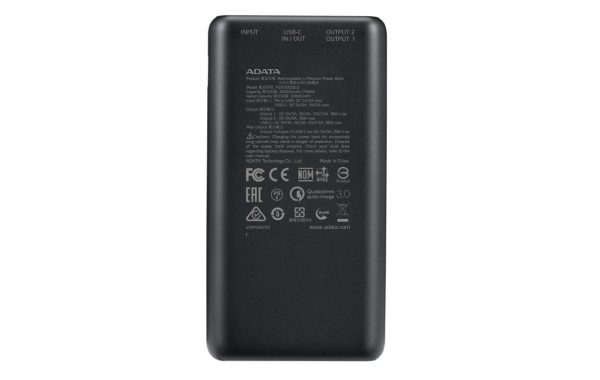 Baterie portabila Adata AP10000, 10000mAh, 2x USB, 1x USB-C,Power Delivery, - RealShopIT.Ro