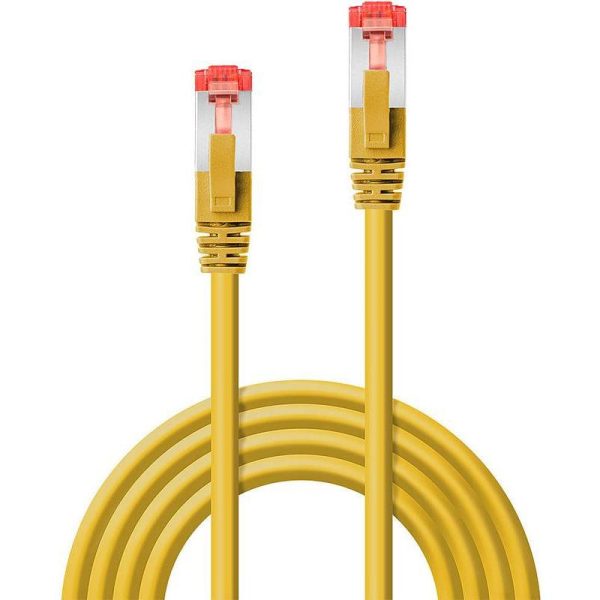 Cablu retea Lindy LY-47762, 1m Cat.6 S/FTP Network, Yellow - RealShopIT.Ro