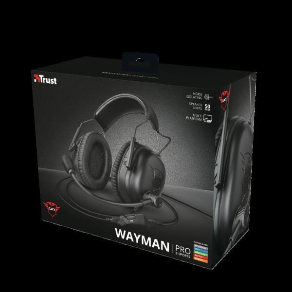 Casti cu microfon Trust GXT 444 Wayman Pro Gaming Headset, - RealShopIT.Ro