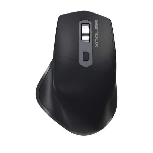 Mouse Serioux Apex 166 Wireless reincarcabil USB-C, Negru, senzor: Optic, - RealShopIT.Ro