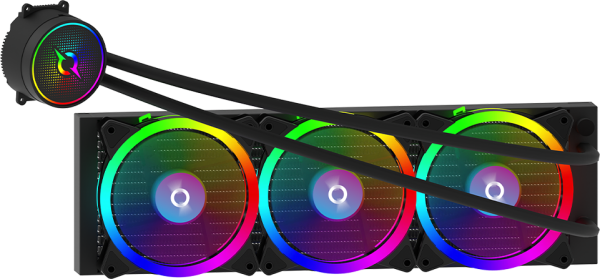 Cooler Procesor Aquarius 360 AIO Black ARGB PWM, compatibil Intel/AMD - RealShopIT.Ro