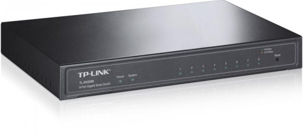 Switch TP-Link TL-SG2008, 8 port, 10/100/1000Mbps - RealShopIT.Ro