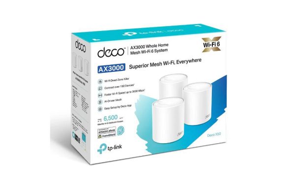 TP-Link AX3000 whole home mesh Wi-Fi 6 System, Deco X50(3-pack); - RealShopIT.Ro
