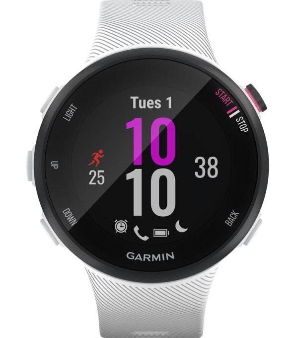 Ceas Smartwatch Garmin Forerunner 45, Small, White - RealShopIT.Ro