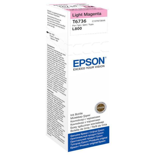 Cartus cerneala Epson T6736, light magenta, capacitate 70ml, pentru Epson - RealShopIT.Ro