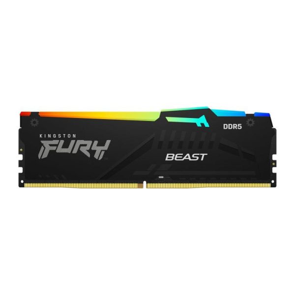Memorie RAM Kingston FURY Beast RGB, DIMM, 16GB DDR5, CL38, - RealShopIT.Ro