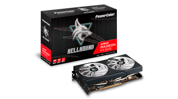 Placa video PowerColor Hellhound AMD Radeon RX 6600 8GB GDDR6 - RealShopIT.Ro