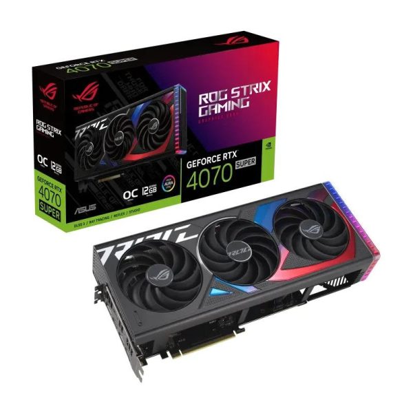 Placa Video ASUS GeForce RTX 4070 SUPER ROG STRIX OC - RealShopIT.Ro