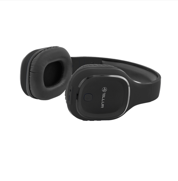 Casti Over-ear Bluetooth Tellur Pulse, Microfon, Negru - RealShopIT.Ro