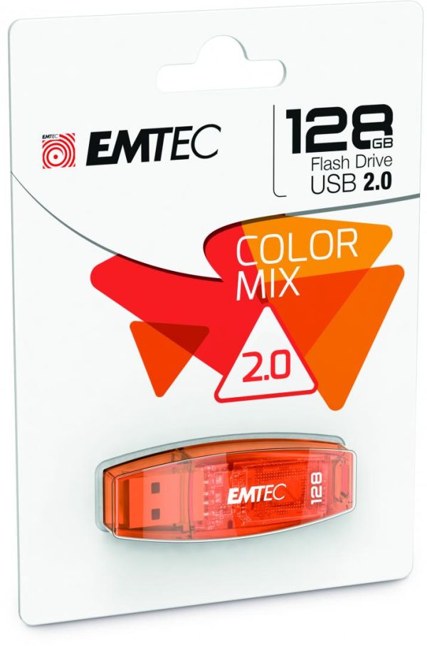 USB Flash Drive Emtec 128GB Color Mix, USB 2.0 - RealShopIT.Ro