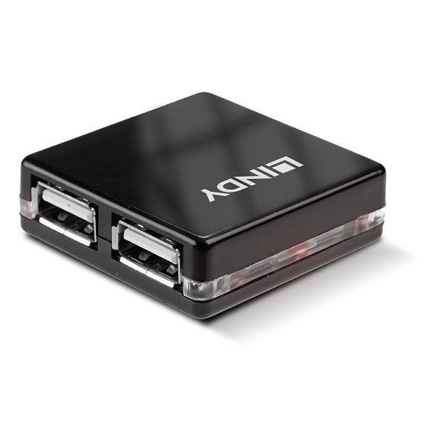 Mini Hub Lindy 4 Port USB 2.0 - RealShopIT.Ro