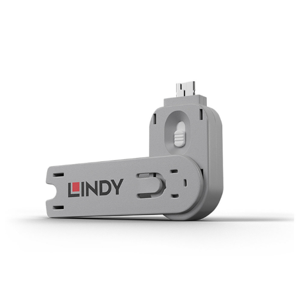 Lindy USB Type A Port Blocker Key, alb - RealShopIT.Ro