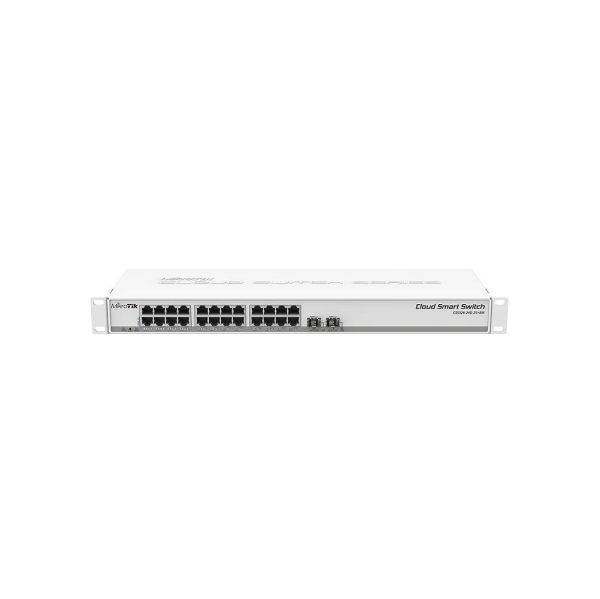 MikroTik Cloud Smart Switch 326-24G-2S+RM with 24* 10/100/1000 GigabitEthernet ports, - RealShopIT.Ro