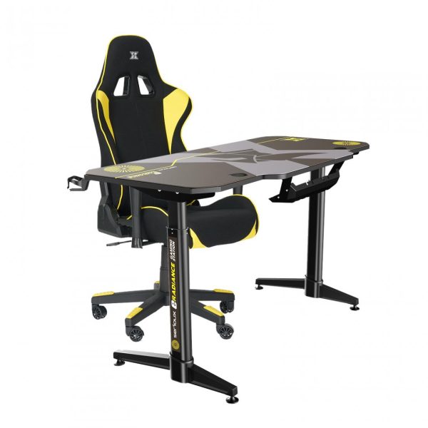 Bundle scaun gaming Torin Txt + Birou gaming Radiance Yellow; - RealShopIT.Ro