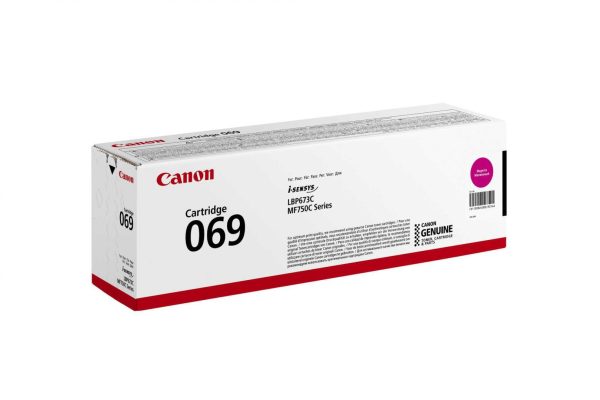 Toner Canon CRG069M, Magenta, capacitate 1900 pagini, pentru i-SENSYS LBP673Cdw, - RealShopIT.Ro