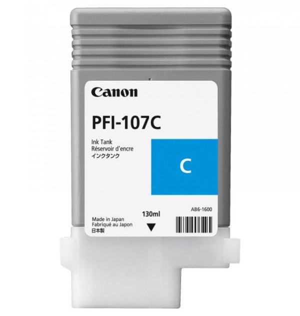 Cartus cerneala Canon PFI-107C, cyan, capacitate 130ml, pentru Canon iPF680/685, - RealShopIT.Ro