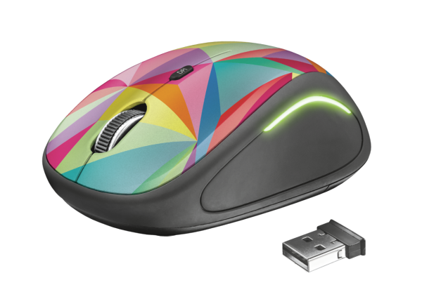 Mouse fara fir Trust Yvi FX Wireless Mouse - multicolor - RealShopIT.Ro