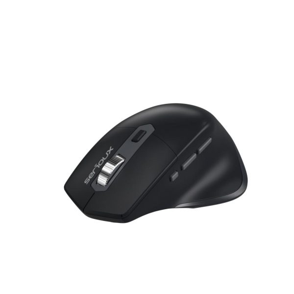 Mouse Serioux Apex 166 Wireless reincarcabil USB-C, Negru, senzor: Optic, - RealShopIT.Ro