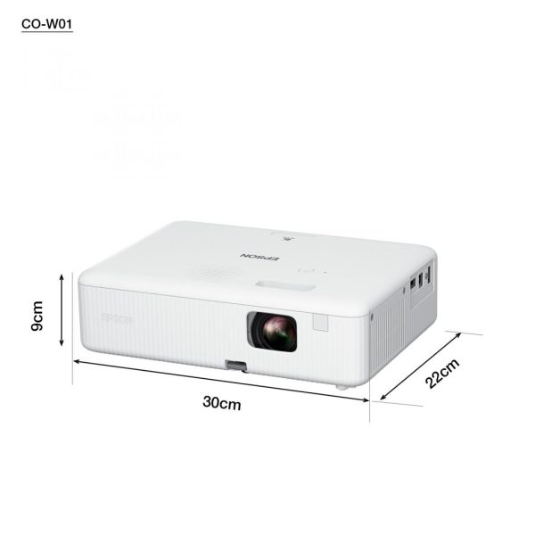 Proiector Epson CO-W01, 3LCD, 3.000 lumeni/ 2.000 Ecomode, WXGA, HD - RealShopIT.Ro