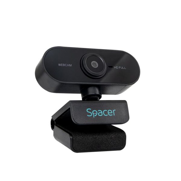 Camera web Spacer FHD, auto-focus, negru - RealShopIT.Ro