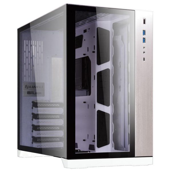 Carcasa Lian Li O11DW Dynamic Mid-Tower Tempered Glass alb, PCI-Slots - RealShopIT.Ro
