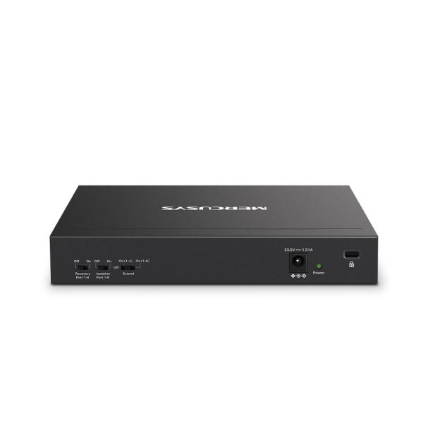 MERCUSYS DESKTOP SWITCH 10PORT MS110P POE, Interfata: 10× 10/100 - RealShopIT.Ro