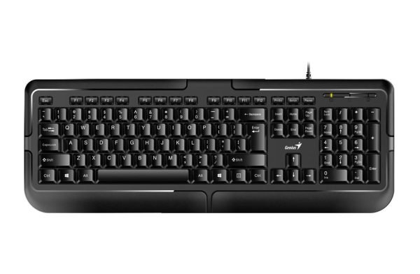 Tastatura Genius KB-118 cu fir,104 taste, negru - RealShopIT.Ro