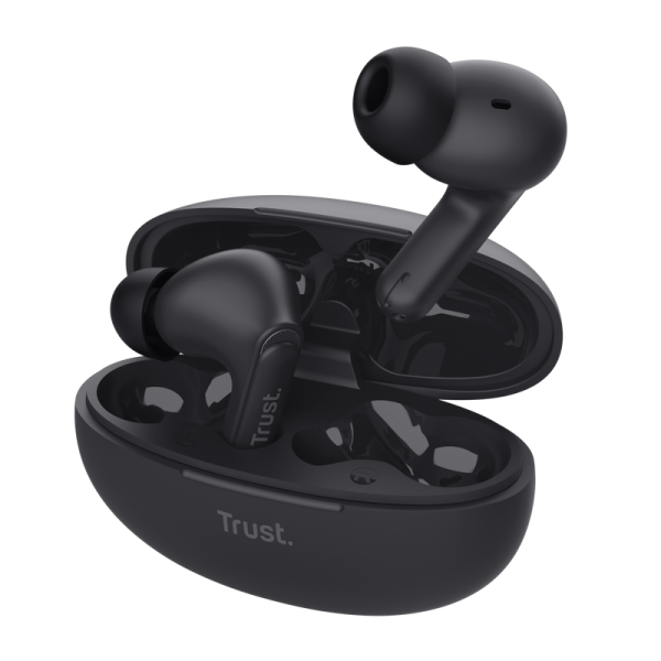 Casti Trust Yavi wireless, TWS, bluetooth, interfata USB-C, frecventa de - RealShopIT.Ro