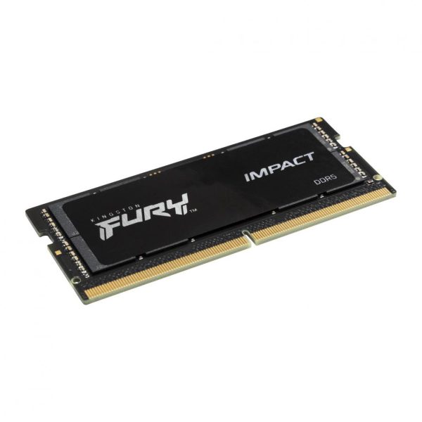 Memorie RAM Kingston Fury Impact, SODIMM, DDR5, 16GB, CL38, 4800MHz - RealShopIT.Ro