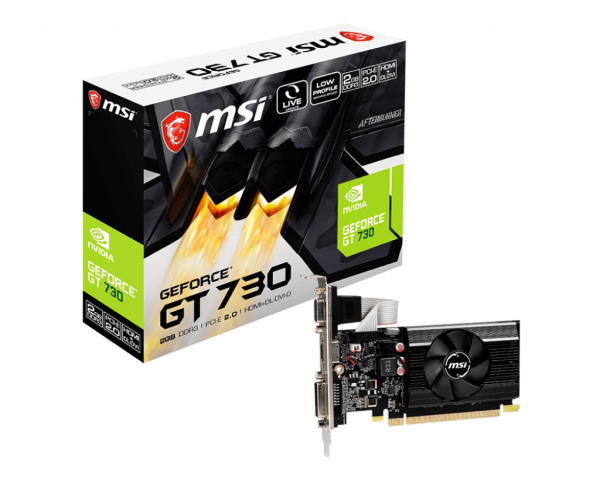 Placa video MSI GeForce GT 730 2GB GDDR3 64bit - RealShopIT.Ro