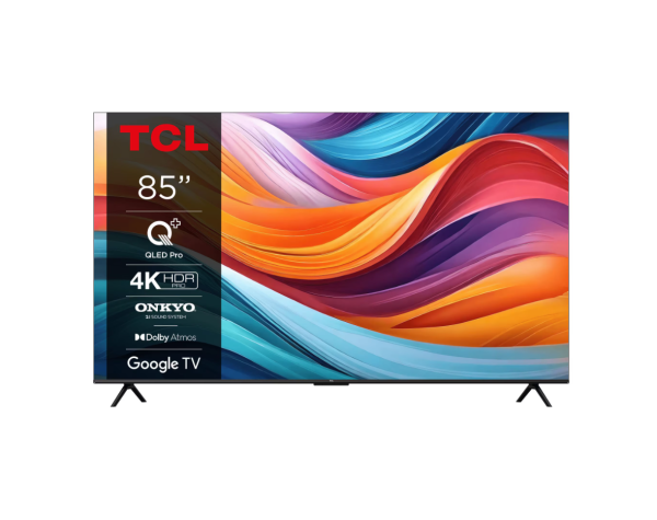 Televizor TCL QLED 85T7B, 214 cm, Smart Google TV, 4K - RealShopIT.Ro