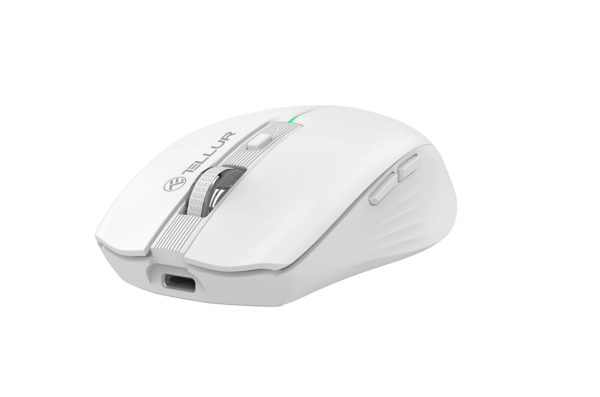 Mouse wireless Tellur Silent Click, interfata USB, rezolutie 1600 DPI, - RealShopIT.Ro