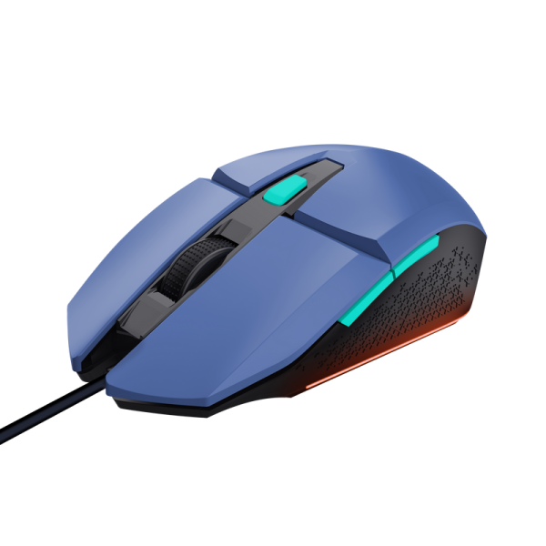 Mouse Trust GXT110W Felox cu fir 400 DPI, albastru - RealShopIT.Ro