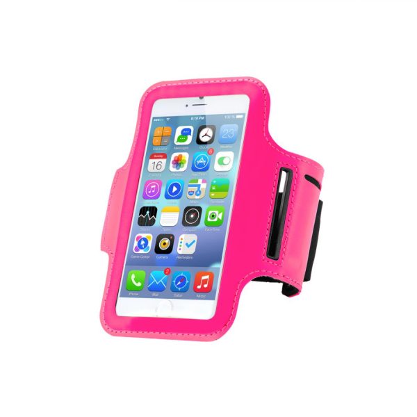 Armband Serioux pentru smartphone, dimensiuni maxime 8x14cm, culoare roz - RealShopIT.Ro
