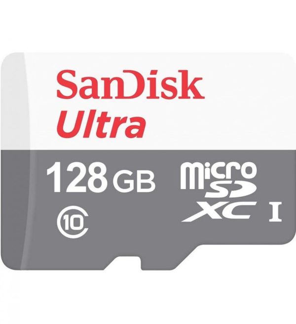 Card de Memorie Sandisk MicroSDXC, 128GB, Adaptor SD, Class 10 - RealShopIT.Ro
